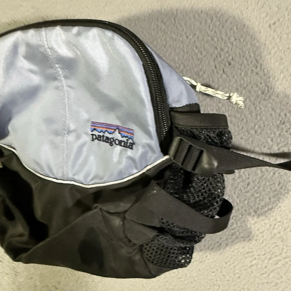 Vintage PATAGONIA Poblano Lumbar Pack Purple‎ Black Hiking Camping